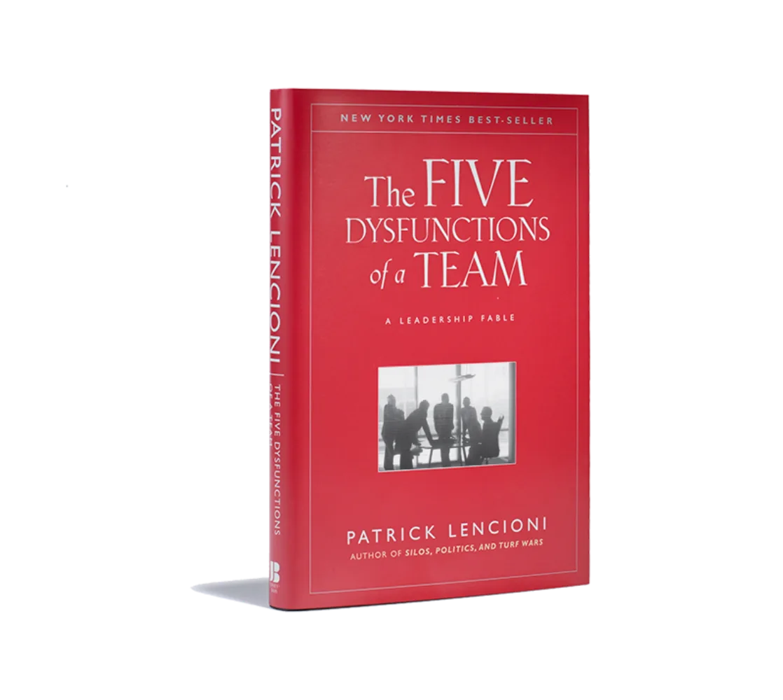Cover of The Five Dysfunctions of a Team by Patrick Lencioni
