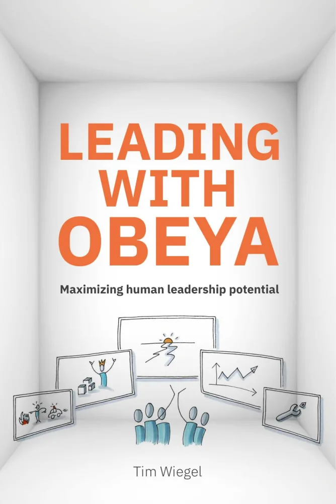 Cover of Leading with Obeya by Tim Wiegel